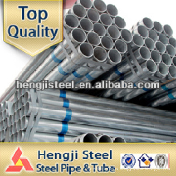 Tianjin hengji erw bs1387 tubo de acero galvanizado para valla